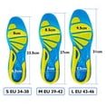 thumbnail image 6 of Silicone Gel Soft Sport Shoe Insole Non-Slip Massaging Insoles Orthopedic Foot Care For Feet Shoes Sole Shock Absorption Pad New, 6 of 6