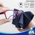 thumbnail image 5 of MR.Siga Microfiber Cleaning Cloths for Lens, Eyeglasses,Gray and Navy 6 Pack, 6 x 7 inches,1.41 ounces, 5 of 8