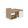 thumbnail image 4 of Cama Multifuncional Individual SKAL LIVING Roble/Blanco BB08, 4 of 4