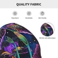 thumbnail image 5 of Salouo Starry Night Iris Field Print Unisex Beanie Hat,Knitted Baggy Skull Cap Winter Warm Hats Beanie Sleep Hats Cancer Headwear Caps for Women & Men 1 Pieces, 5 of 7