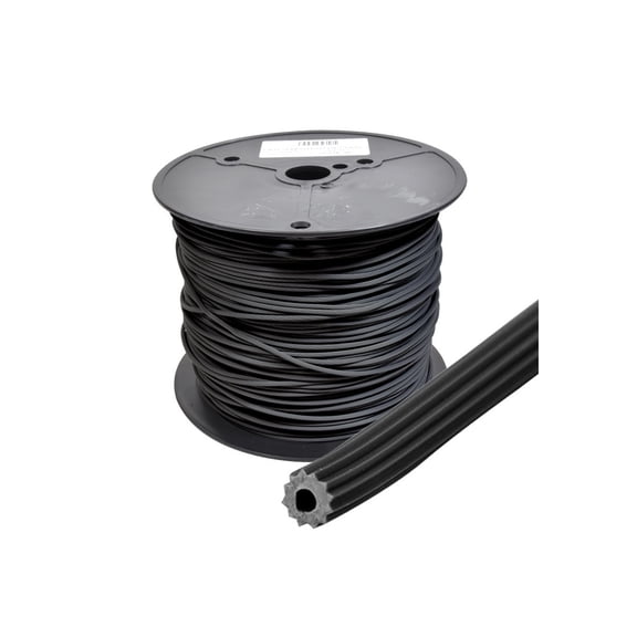 CRL SSBL150B .150" Black Serrated Screen Retainer Spline Bulk 15 Pound Roll