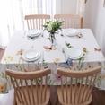 thumbnail image 5 of Butterfly Floral Rectangle Tablecloths 60x104,Botanical Plant Leaves Herb Watercolor Table Cloth Table Cover Indoor/Outdoor Tabletop Decor for Wedding Holiday Party Dinner Baby Shower, 5 of 7
