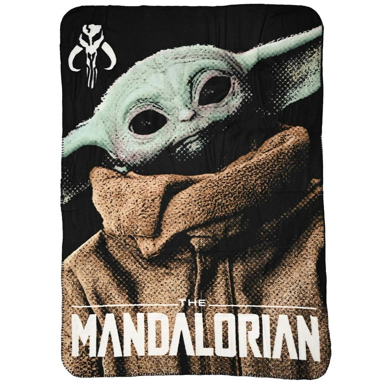Star Wars Mandalorian The Child Pillow Pocket Throw 2-Piece Set