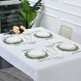 thumbnail image 7 of IAUYY Set of 1 Round Placemats for Dining Tables Heat-Resistant and Wear-Resistant DIY Printing Design Table Placemats，Applicable for Christmas Decorative Wreath Frame, 7 of 7