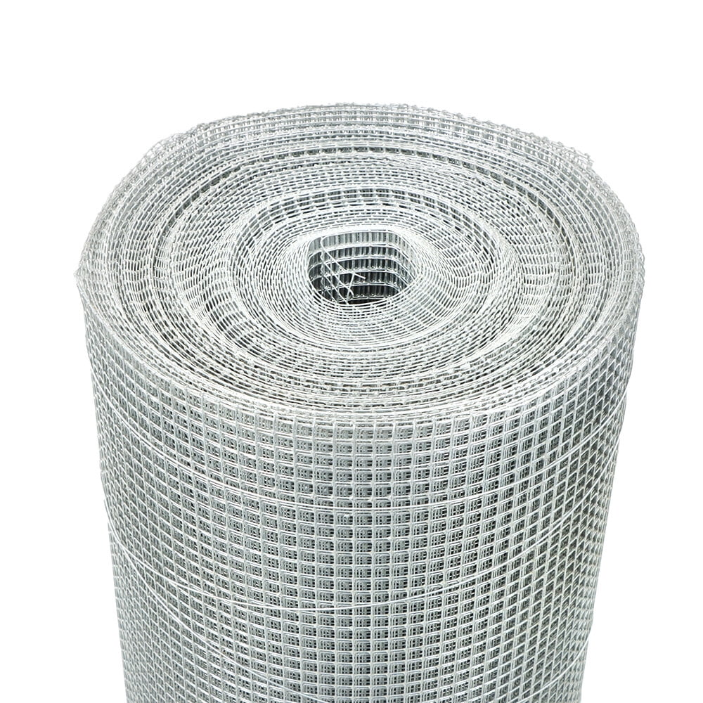 HOSTIC Hardware Cloth 36 in x 100 ft 1/4 in, Chicken Wire Fence (23 Gauge), Galvanized Welded Cage Wire Mesh Roll for Chicken Coop, Screen mesh, Rabbit Fence and Poultry Enclosures (Silver White)