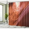 thumbnail image 5 of Ambesonne American Shower Curtain, Canyon Arizona Nature, 69"Wx84"L, Orange Red and Yellow, 5 of 5