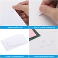 thumbnail image 5 of Uxcell 0.4 Inch Foam Dots Squares, 1600 Pcs 8 Sheets Round Shape 3D Foam Tapes Mount for Craft DIY Art, 5 of 6
