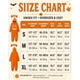 thumbnail image 3 of Halloween Pajamas Ghost Themed Hooded Onesie Plush Pjs for Women (Orange XL), 3 of 4