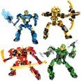 thumbnail image 5 of Bloques de construcción de dragón ninja, minifiguras compatibles, kit de ladrillos, modelo de película clásica, juguetes para niños, 5 of 5