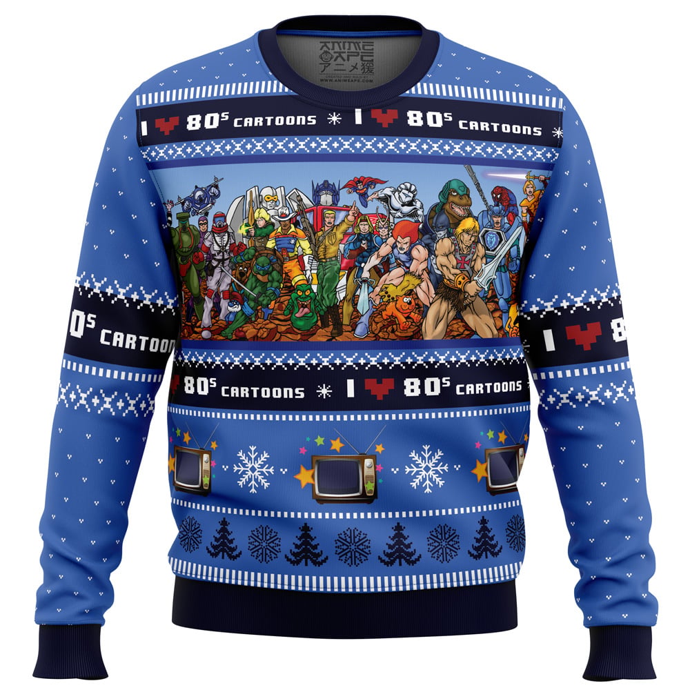 thumbnail image 3 of AMO 90 DIBUJOS ANIMADOS Regalo de Navidad Suéter feo Venta caliente 3D Impreso Moda Calle Sudadera con capucha de cuello redondo de gran tamaño Nuevas camisetas de hombre 2025, 3 of 4