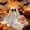 Orange, variant on THOPBPRK Halloween Glowing Ghost Decoration, 7.8Inch Light-Up LED Ornament for Home Decor, Party Prop for Indoor and Outdoor Halloween Night Displays, Orange