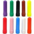 thumbnail image 1 of 10PCS Plastic Blank Aromatherapy Inhaler Tubes Empty Nasal Aroma Diffuser Tubes Essential Oil Accessories with Unscented Wicks for Essential Oils (10 Color), 1 of 7