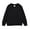 Black, variant on Crew Neck Sweatshirt&nbsp;Plain Blank Casual Long Sleeve Pullover For Kids School Class Uniform Advertising Tee RD1,3-4 Years