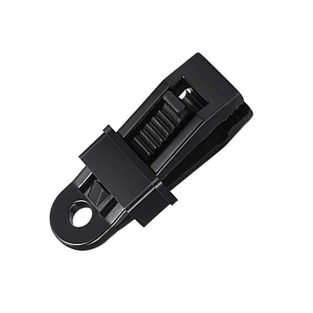 10 Clips Para Lona, Sujetadores Para Tienda De Cordón Negro | Envío Gratis