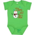 thumbnail image 3 of Inktastic Christmas Let it Snow Cute Snow Man with Snowflakes Boys or Girls Baby Bodysuit, 3 of 5