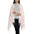 thumbnail image 2 of Honeii Cute Axolotl Print Scarf Oversized Scarf Tassel Fall Winter Thick Scarf Warm Shawl Women,Women's Scarves & Wraps, 2 of 8