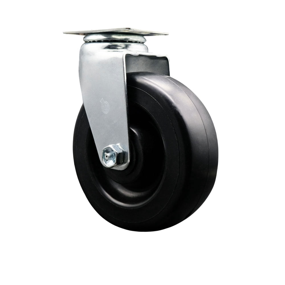 SCC -4 Semi Steel Cast Iron Wheel Only w/Ball Bearing - 1/2 Bore-700 lbs Cpty