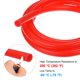 thumbnail image 4 of Tubería de silicona Uxcell, 11/32 pulgadas (9 mm) ID x 15/32 pulgadas (12 mm) OD, tubo de vacío de goma de silicona, 7 pies (2 m) manguera de agua de alta temperatura aire [Rojo], 4 of 7