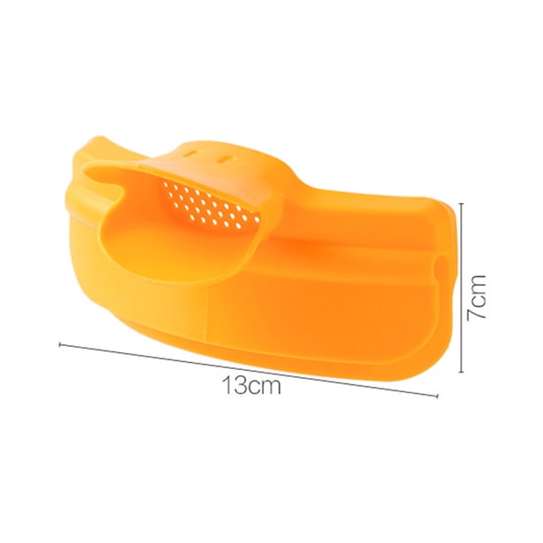 Dispensador de líquido antiderrames de drenaje de pico de pato de desviación de sopa de silicona (amarillo) Ehuebsd Libre de BPA