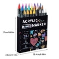 thumbnail image 2 of Rich Colors Marker Set - 25ml Smooth Ink for Projects - Durable Tips Portable Design for Artists and Designers, 2 of 7