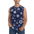 thumbnail image 1 of Balery Snowflakes2 Camisetas sin mangas para hombre, absorbe la humedad y protege contra el mal olor.-XX-Large, 1 of 7