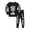 Black-1, variant on LIIPEE Halloween Graphic Pajamas For Girls Long Sleeve Tees And Pants Pajama Set 2 Piece Kids Autumn Comfortable Cute Everyday Sleepwear,2-3 Years