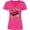 Hot Pink, variant on Inktastic Oktoberfest Squad Hat, Accordion, Pretzels Women's V-Neck T-Shirt