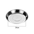 thumbnail image 4 of Birdeem Iron Pot Stainless Steel Steaming Tray Tray Tray Water Steaming Rack Versatile Stainless Steel Insert for Pot, 4 of 6