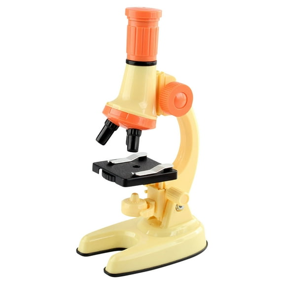 Science Exploration Microscope Kit, 100X-1200X Magnification with LED Illumination, Beginner Biology Set for 8 years, Includes Slides and Specimens