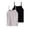 Gray②, variant on qucoqpe Toddler Baby Girls Tank Tops 2-Piece Spaghetti Strap Soft Ribbed Knit Undershirts Sleeveless Casual Basic Cami Shirts Dailywear2 Pack for Kids
