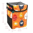 thumbnail image 5 of Bowling Foldable Car Trash Can with Lid, Leak-Proof Mini Trash Can, Hanging Storage Bag - Car Trash Bin for Clean and Organized Rides, 5 of 6
