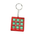 thumbnail image 3 of LACKUST Keychains Keyring Key Chain Ring for Home Car Keys,Clearance Keychains Rings for Keys for Men Women for Car,Mini Plastic Tic-Tac-Toe Keychain Toy,Yellow, 3 of 8