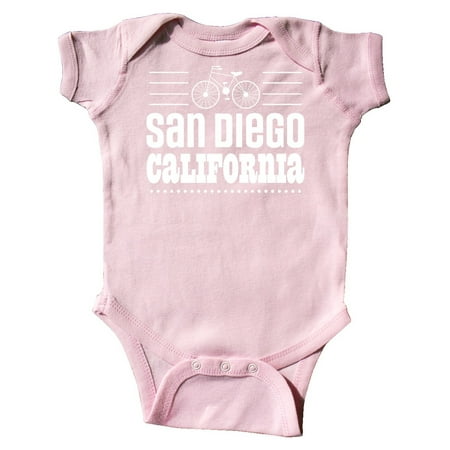 

Inktastic San Diego California Biking Green Commuting Gift Baby Boy or Baby Girl Bodysuit