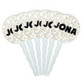 thumbnail image 1 of Jona Cupcake Picks Toppers - Set of 6 - Mutlicolored Speckles, 1 of 1