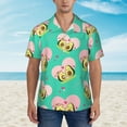 thumbnail image 4 of Balery Men'S Summer Hawaiian Shirts Short-Sleeve Design Name Printed Casual Shirts - Size Name, 4 of 9