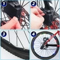 thumbnail image 4 of Daretodo 2-Tire Pack LED Bike Wheel Lights, Bike Lights Bright Waterproof Cycling Tire Light Front and Back Spoke Lights Bike Decoration Lights,Easy Install and Fits Most Bikes, 4 of 5