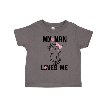 

Inktastic Nan Loves Me Girls Gift Toddler Toddler Girl T-Shirt