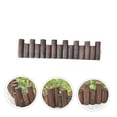 thumbnail image 4 of IFANLANDOR Log Shape Garden Fencing Brown 1Set, 4 of 7