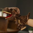 thumbnail image 1 of New Plush Simulation Dinosaur, Hand Puppet T-rex Kids Cover Hands Plush Toy, Abdominal Finger Doll, For Children Kids, 1 of 5