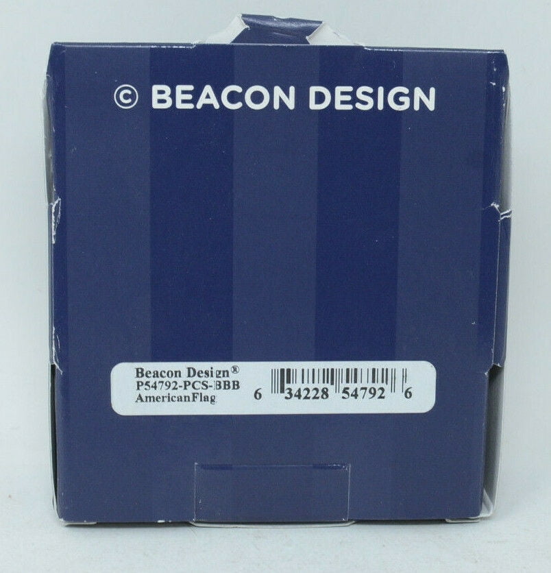 AMERICAN FLAG ChemArt/Beacon Design Ornament CA-54792 