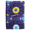 thumbnail image 3 of Indian Handmade Floral Kantha Quilt, Purple Floral Pattern, Cotton Throw Blanket Size (Twin Size - 60" x 90"), 3 of 5