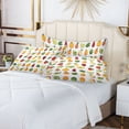 thumbnail image 6 of Apple Pear Banana Lime Grape Plush Pillow Cases King Size Ultra Soft Warm Pillowcases with Zipper 20"x40", 6 of 9