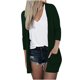 thumbnail image 5 of Puntoco Blusa casual de manga tres cuartos de color para mujer con cárdigan de bolsillo Puntoco Puntoco-1, 5 of 6