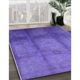 thumbnail image 3 of Ahgly Company Machine Washable Indoor Rectangle Industrial Modern Crocus Purple Area Rugs, 2' x 3', 3 of 7