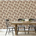 thumbnail image 5 of S4Sassy Peel & Stick Vinyl Wallpaper, Botanical Floral Wall Paper Contact Paper Waterproof- Beige, 25"X 120", Textured Removable Asian Style Covering For Home Decor In Bedrooms & Living Areas, 5 of 9