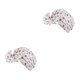 thumbnail image 3 of Billuyoard Gorros de ducha Estampado de flores Impermeable Elástico Ajustable Colorido Sombrero Mujeres Niñas Accesorios de baño Rosa punto punto gris rosa 2Conjunto, 3 of 6