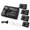 Black-13.5x9x4.1 Inches-Pack of 5, variant on Large Blackic Gift Box With Window Ribbon 13.5x9x4.1 In
