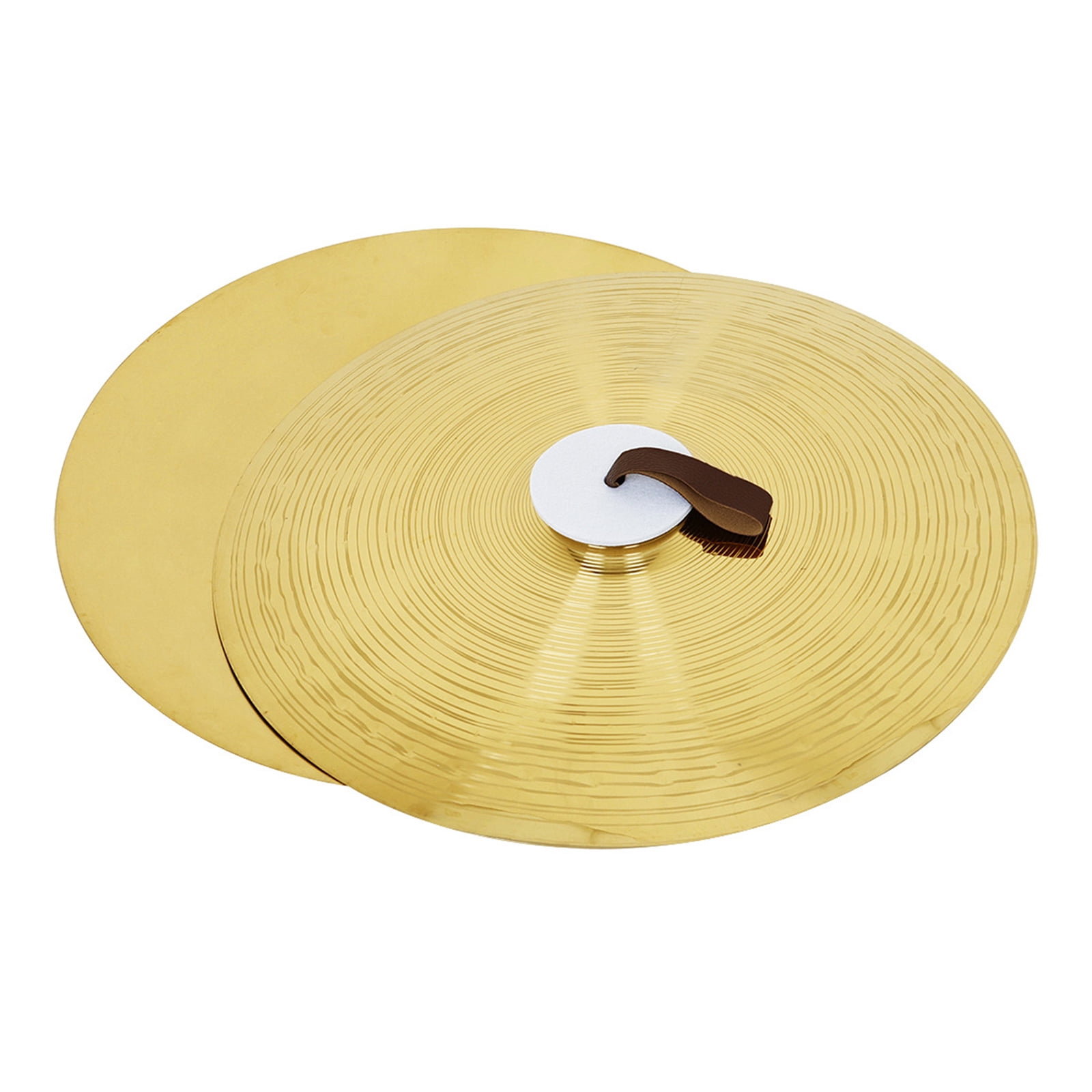 1Pair Brass Ensembles Cymbals Multiuse Practice Cymbals Portable Percussion Instruments Musical Toy Easy to Use
