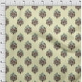 thumbnail image 3 of oneOone Viscose Chiffon Fabric Leaves|Floral & Paisley Block Print Fabric BTY 42 Inch Wide, 3 of 4