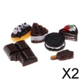 thumbnail image 1 of Paquete De 2-4 Delicioso Postre Modelo Mini Pastel De Chocolate Y 2 piezas, 1 of 8